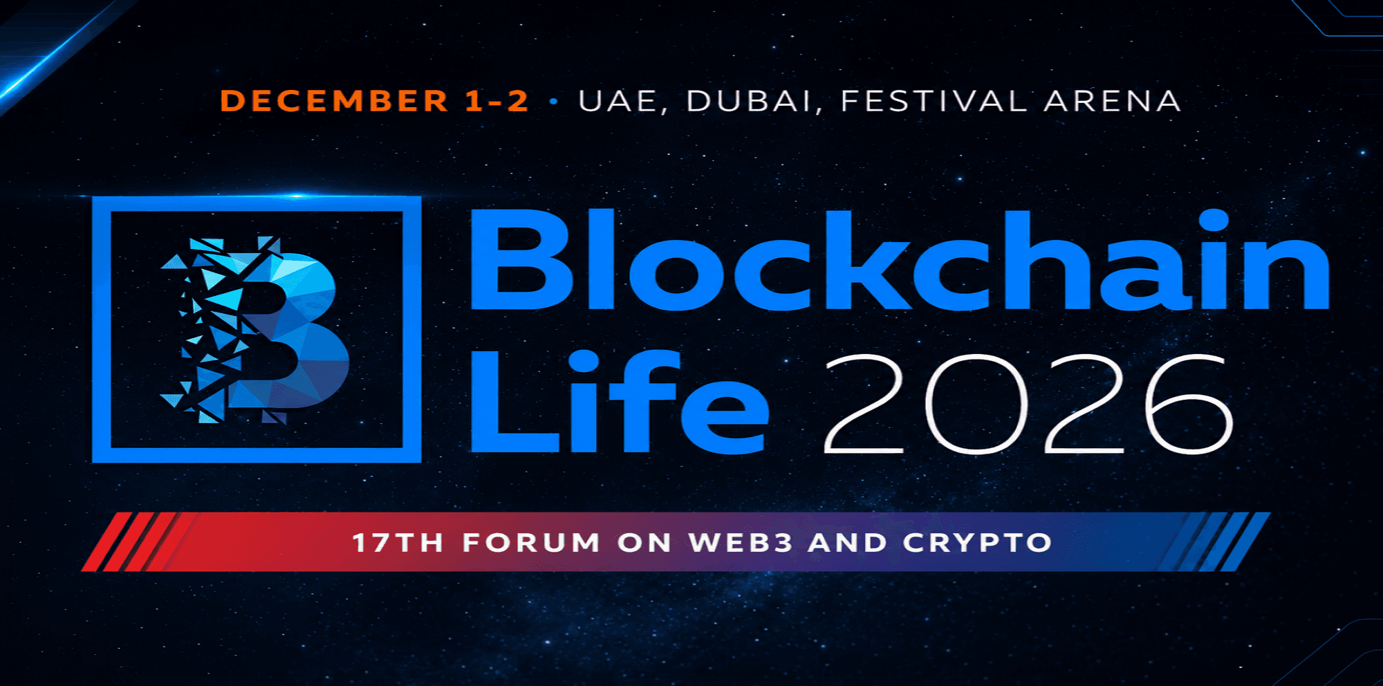Blockchain Life 2026 event banner